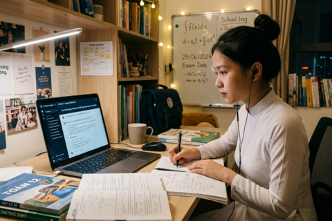 Ôn thi đại học thời AI: Học nhanh nhưng đừng ‘lười nghĩ’