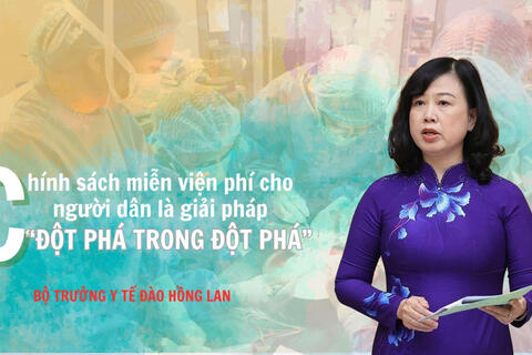Miễn viện phí là chính sách đột phá
