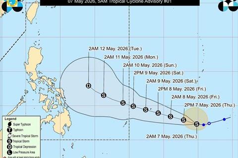 Bão Hagupit mạnh thêm trước khi áp sát vùng biển Philippines