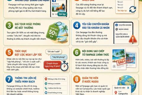 10 dấu hiệu nhận biết fanpage du lịch giả mạo, tránh mất tiền oan