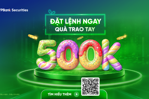 Sinh nhật 4 tuổi, VPBankS tung hàng loạt ưu đãi: Tặng tiền mặt, miễn lãi margin