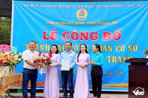 Thành lập Công đoàn cơ sở Công ty TNHH Linh Trang