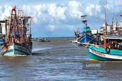 Nhiều cửa biển ở Cà Mau bồi lắng, tàu cá khó ra khơi