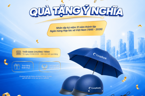 Tri ân gắn kết - Nhận quà ý nghĩa cùng Co-opBank nhân dịp kỷ niệm 31 năm thành lập