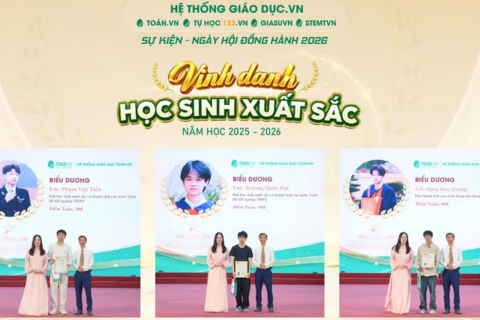 340 học sinh xuất sắc của Giáo dục.vn được vinh danh trong Ngày hội đồng hành