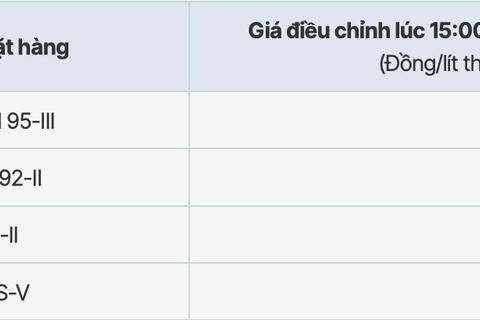 Giá xăng dầu bán lẻ hôm nay 18.8