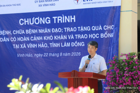 Nhà máy Nhiệt điện Vĩnh Tân 4: Đồng hành vì sức khỏe và an sinh xã hội