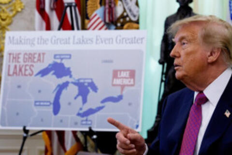 Ông Trump tuyên bố đổi tên ‘hồ Ontario’ thành hồ America