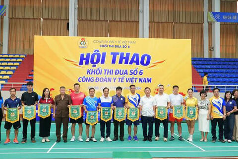 Sôi nổi Hội thao Khối thi đua số 6 Công đoàn Y tế Việt Nam