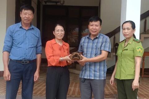 Tiếp nhận 3 cá thể động vật hoang dã để cứu hộ