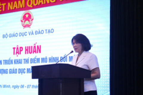 Bắt đầu thí điểm Mô hình đổi mới, nâng cao chất lượng giáo dục mầm non