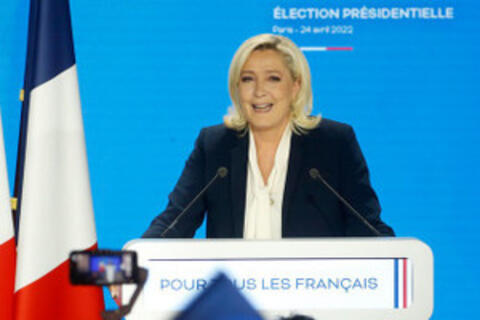 Bà Le Pen được dự đoán sẽ thắng cử Tổng thống Pháp