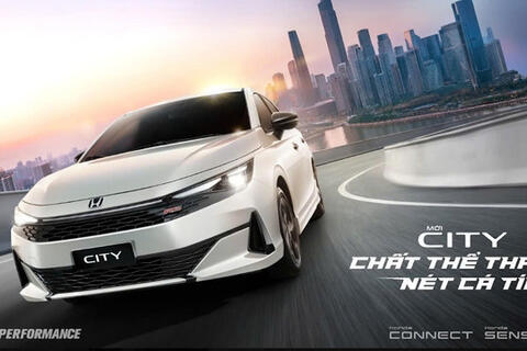 Honda City mới ra mắt, giá bán từ 539 triệu đồng