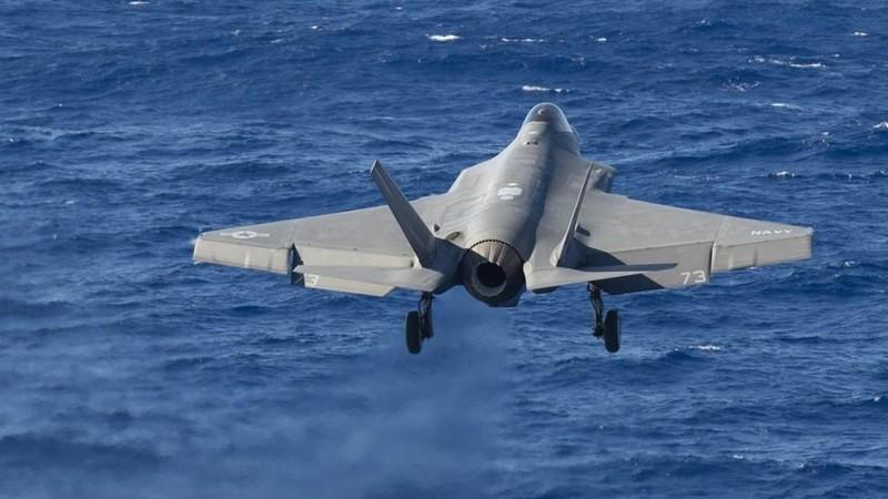 Máy bay tàng hình F-35C Lightning II. Ảnh: Hải quân Hoa Kỳ