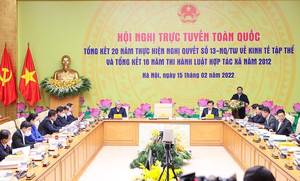 Thủ tướng Chính phủ Phạm Minh Chính chủ trì Hội nghị. 