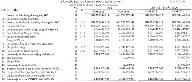 Doanh thu bán hàng tăng 46%, Dầu khí An Pha (ASP) vẫn ghi nhận lãi quý 1 đi lùi 8% so với cùng kỳ - Ảnh 1.