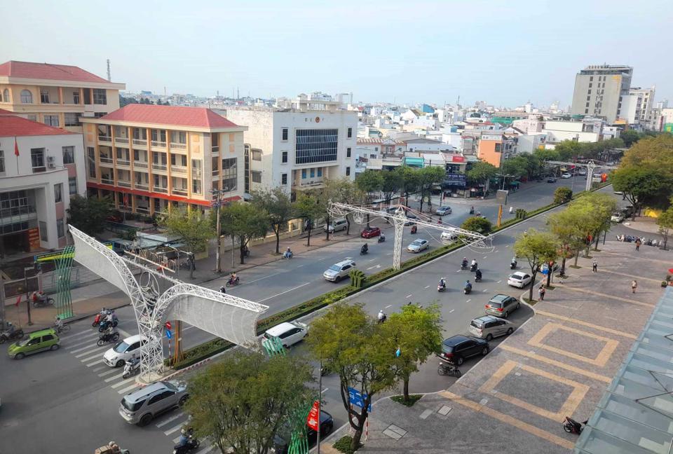 Một góc quận Ninh Kiều, TP Cần Thơ. Ảnh: G.Lam