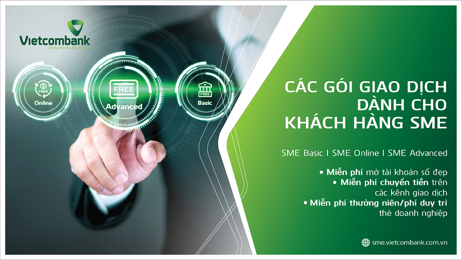 Vietcombank tặng tài khoản số đẹp và phí giao dịch cho doanh nghiệp nhỏ và vừa - Ảnh 1