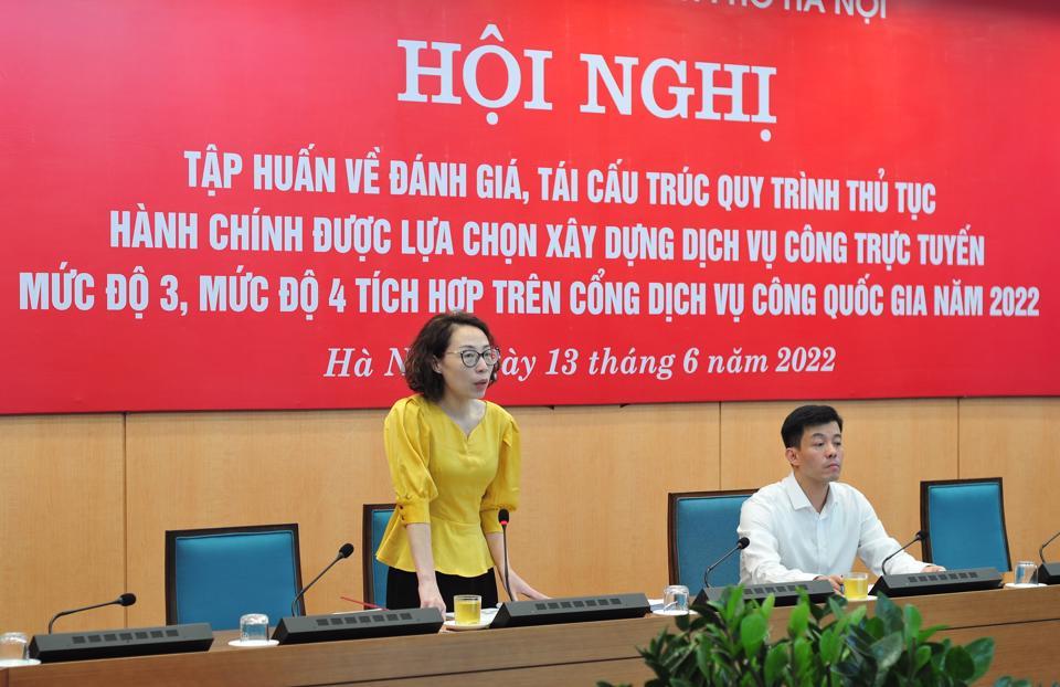 Hội nghị tập huấn chia sẻ, thảo luận, giải đáp các thắc mắc trong quá trình thực hiện nhiệm vụ cải cách thủ tục hành chính. 