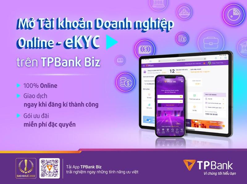 Mở tài khoản online chỉ sau vài phút, giải pháp đột phá cho doanh nghiệp từ TPBank ảnh 1