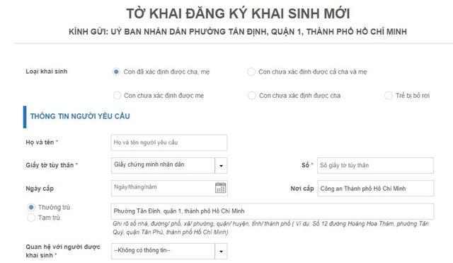 Hướng dẫn đăng ký khai sinh cho con online ngay tại nhà - Ảnh 4.