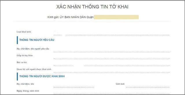 Hướng dẫn đăng ký khai sinh cho con online ngay tại nhà - Ảnh 6. Hướng dẫn đăng ký khai sinh cho con online ngay tại nhà - Ảnh 6.