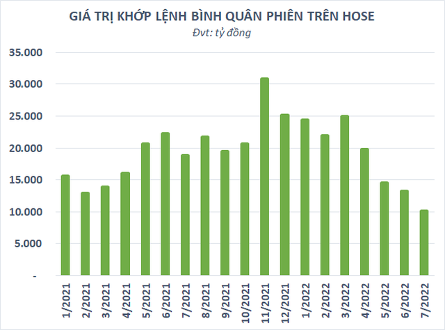 Thanh khoản thị trường xuống thấp kỷ lục, nhóm chứng khoán đánh rơi 4,6 tỷ USD vốn hóa từ đầu năm - Ảnh 2.