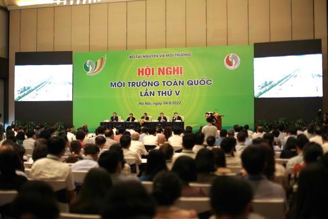 Quang cảnh Hội nghị Môi trường toàn quốc lần thứ V.