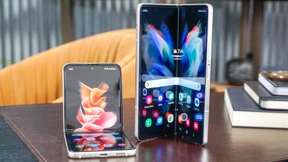 Galaxy Z Fold 4 và Galaxy Flip 4. Ảnh chụp màn hình