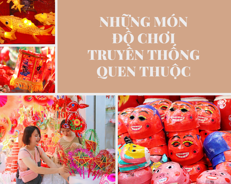 Có mặt tại khu phố Hàng Mã những ngày này, ai nấy đều cảm nhận được bầu không khí nhộn nhịp, hối hả buôn bán hàng hóa. Hàng quán dọc con phố đã bắt đầu trưng bày các sản phẩm đồ trang trí, đồ chơi trung thu từ truyền thống đến hiện đại dành cho trẻ em.