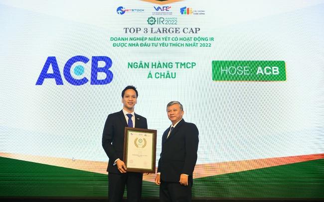 ACB tiếp tục nhận giải thưởng mới do VAFE, Fili và Vietstock tổ chức ACB tiếp tục nhận giải thưởng mới do VAFE, Fili và Vietstock tổ chức