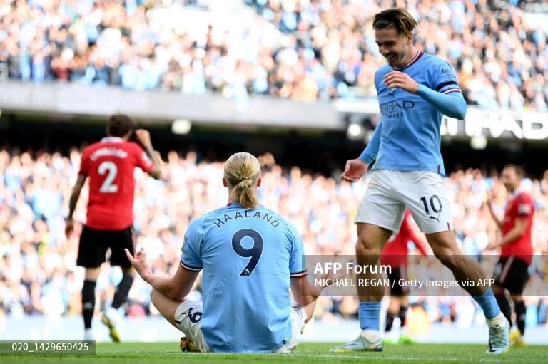 Haaland đã có 3 hat-trick tại Ngoại hạng Anh. Ảnh: AFP.