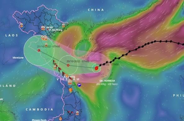 Bão số 6 gây mưa cho đất liền thế nào? - Ảnh 1.