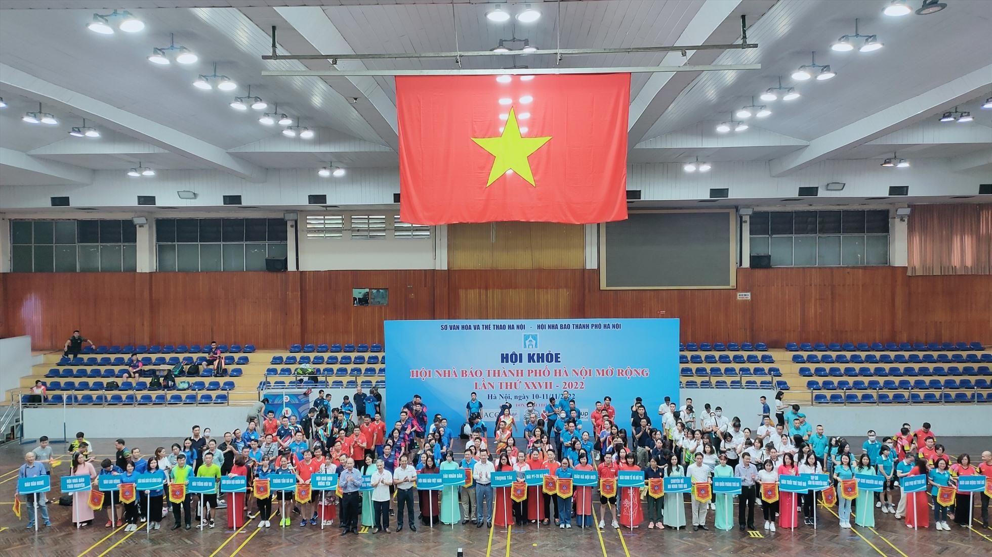 Khai mạc Hội khỏe Hội nhà báo thành phố Hà Nội mở rộng 2022
