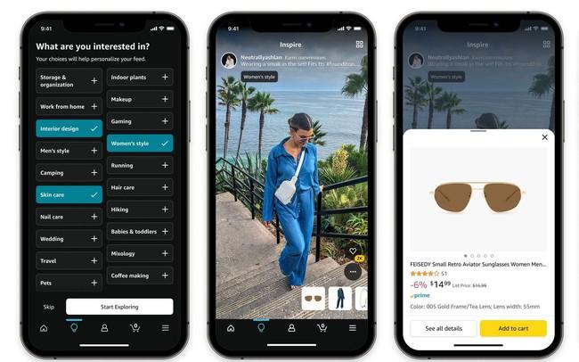 Amazon ra mắt tính năng mới 'ăn theo' TikTok