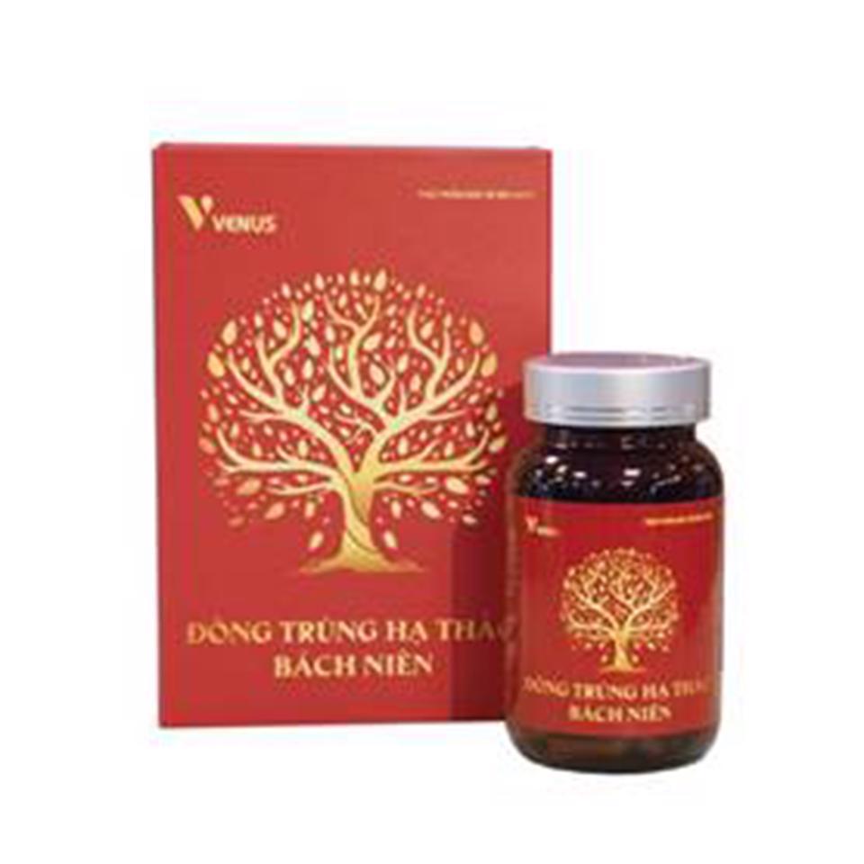 Thực phẩm bảo vệ sức khỏe Đông trùng hạ thảo Bách Niên vi phạm quảng cáo.