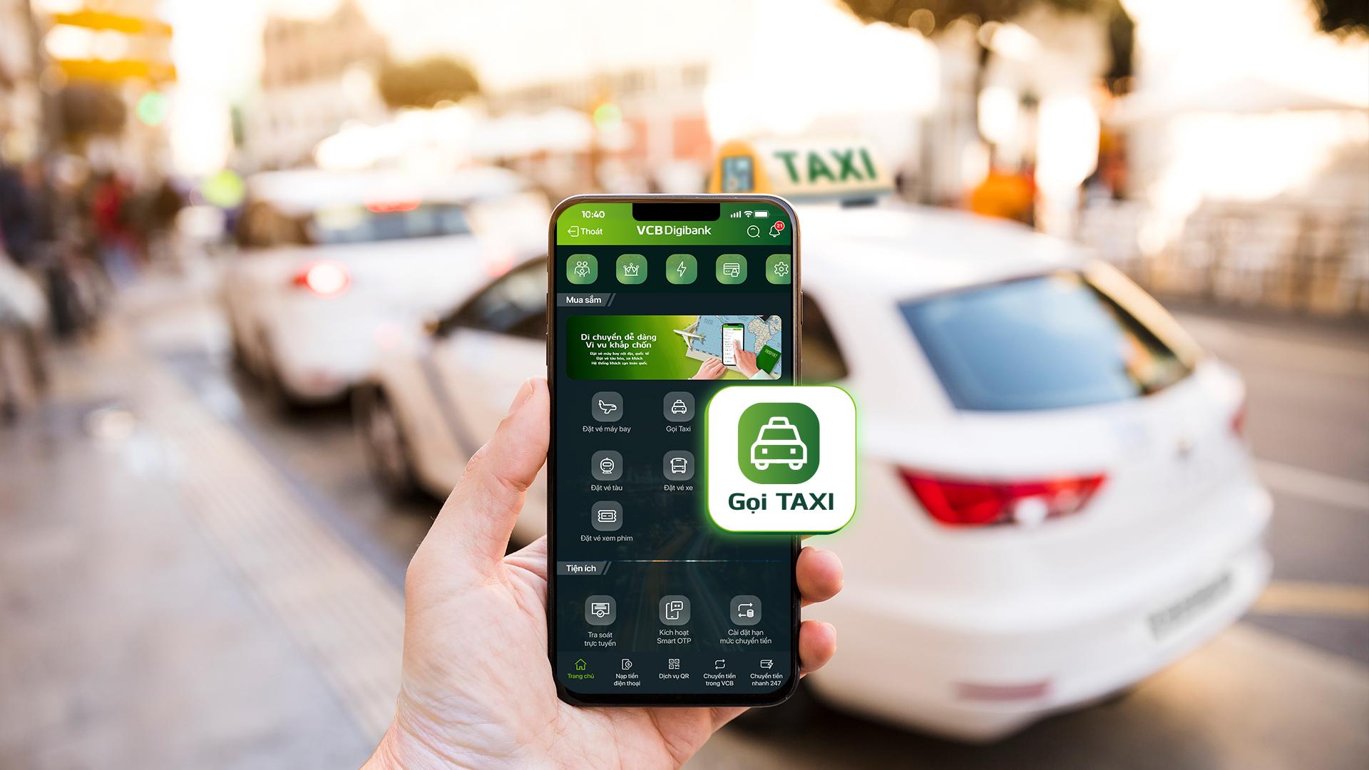 Người dùng có thể gọi taxi truyền thống trên ứng dụng của Big4 ngân hàng - Ảnh 1. Người dùng có thể gọi taxi truyền thống trên ứng dụng của Big4 ngân hàng - Ảnh 1.