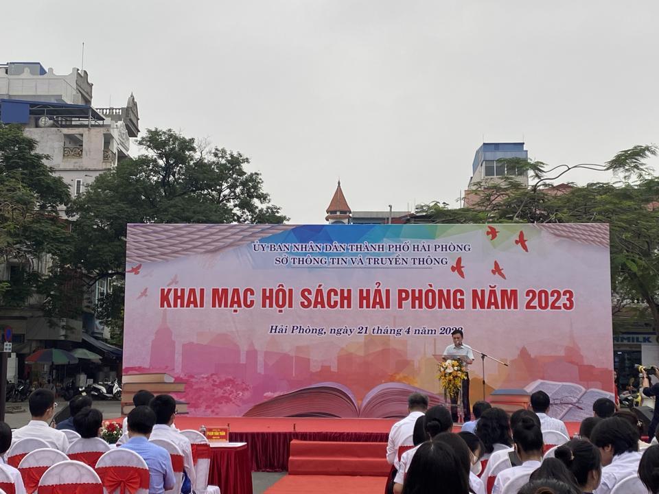 Khai mạc hội sách Hải Phòng năm 2023.