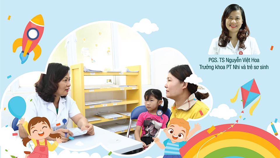 PGS.TS Nguyễn Việt Hoa - Trưởng khoa Phẫu thuật Nhi và Trẻ sơ sinh, Bệnh viện Hữu nghị Việt Đức cho biết, mỗi năm khoa thực hiện khám bệnh cho khoảng 10.000 trẻ và thực hiện trung bình 2.000 ca mổ/năm.