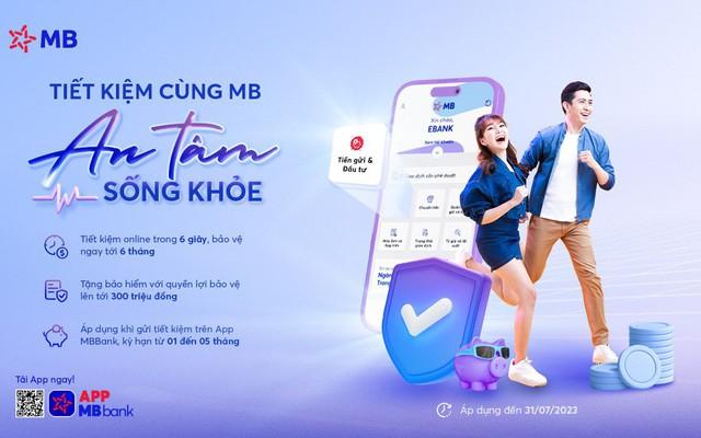 Trải nghiệm giá trị song hành: Tiết kiệm cùng MB - An tâm sống khỏe