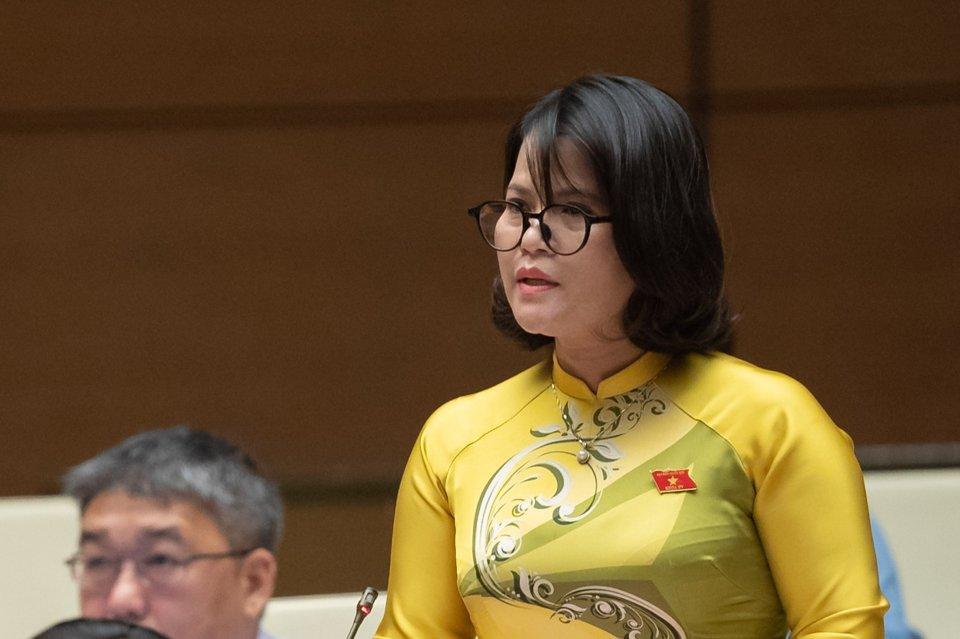 Đại biểu Nguyễn Hoàng Bảo Trân (Đoàn tỉnh Bình Dương) cho rằng, hiện nay sức khỏe của các doanh nghiệp chưa tốt.