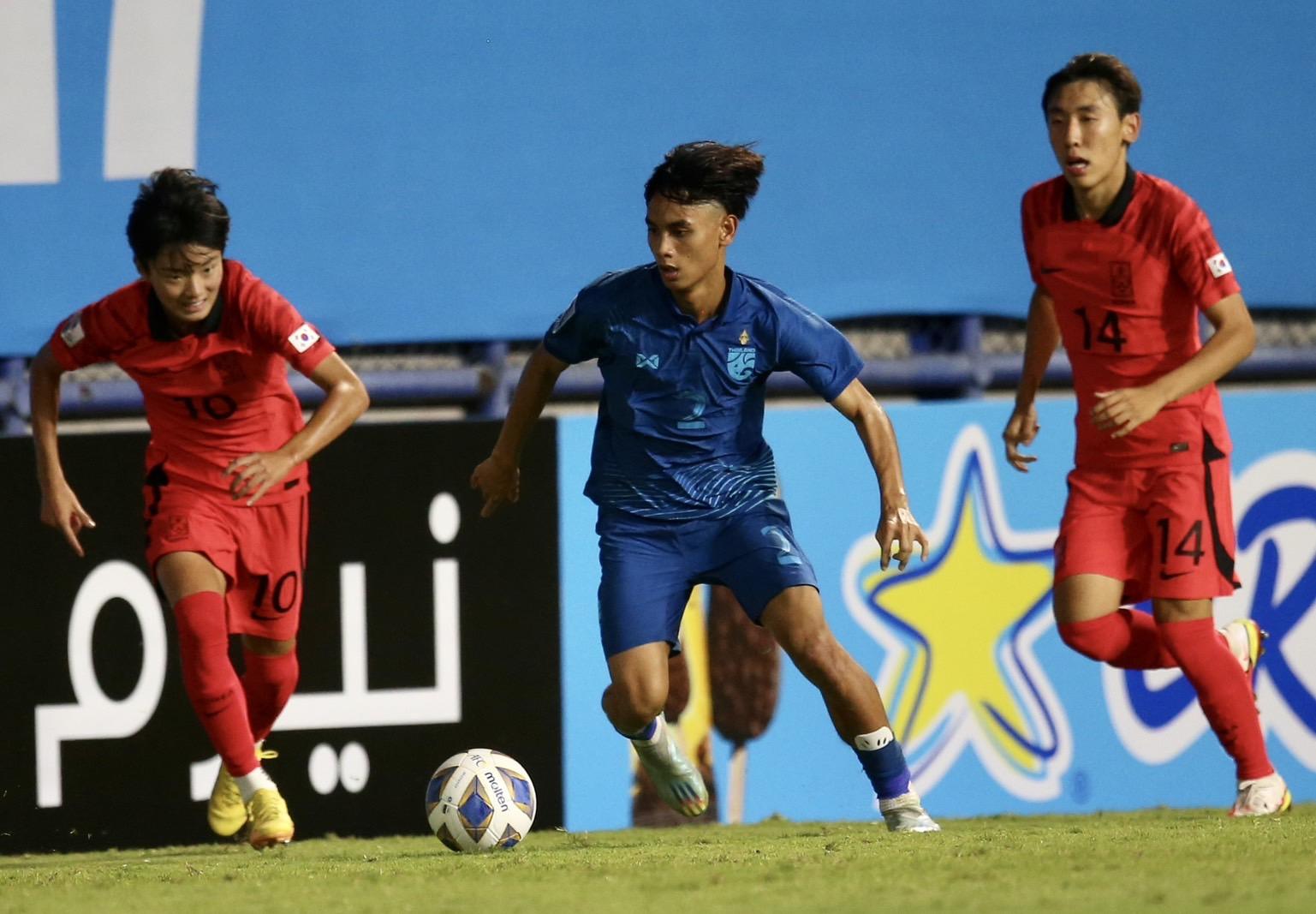 Kết quả Giải U17 châu Á 2023: U17 Thái Lan tan mộng World Cup