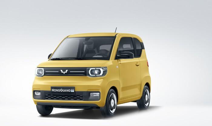 Mẫu xe điện mini Wuling HongGuang được lắp ráp tại nhà máy ô tô của TMT tại Hưng Yên