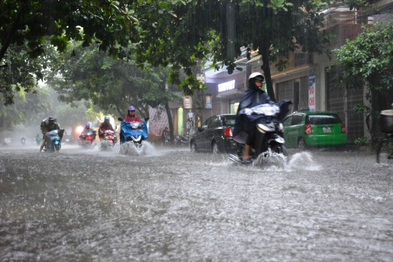 Bắc Bộ đón mưa lớn nhiều ngày từ chiều tối nay