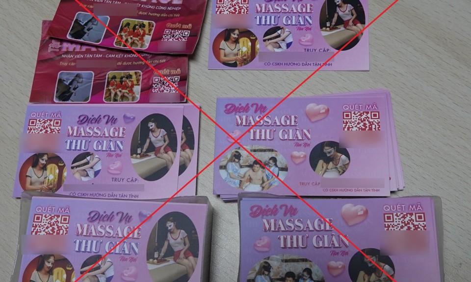 Mã QR dẫn tới website độc hại được in lên tờ rơi để phát tán. Ảnh: Công an tỉnh Lâm Đồng