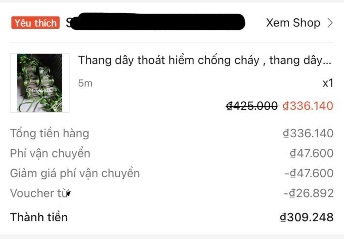 Thang dây thoát hiểm được người dân tìm mua online: Nơi tăng giá, nơi cháy hàng - Ảnh 8.