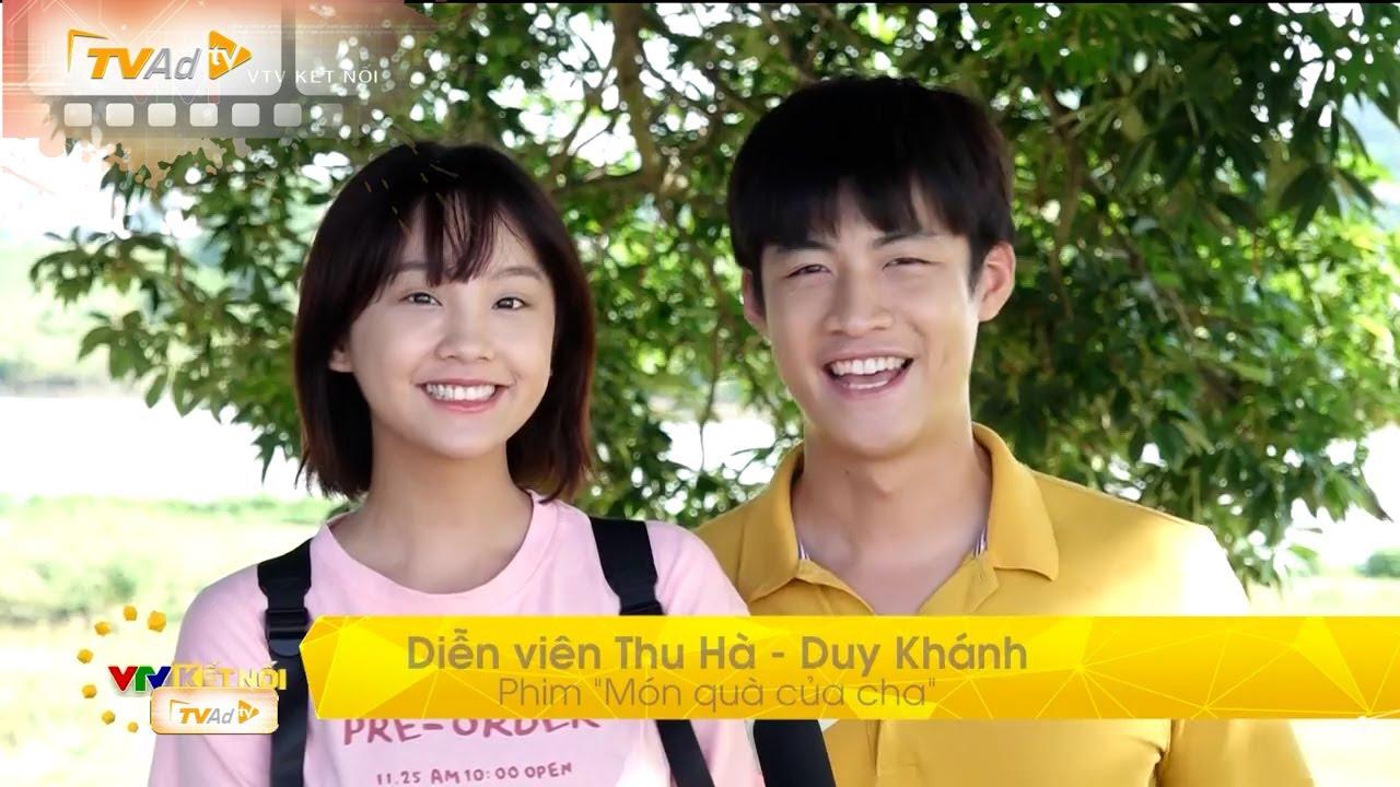 Thu Hà và Duy Khánh với tạo hình trong “Món quà của cha“. Ảnh: VTV