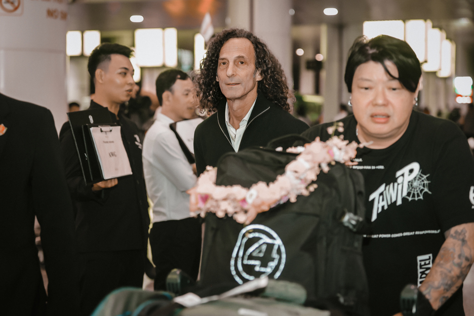 Kenny G khá hào hứng khi có lần thứ 2 đến Việt Nam.