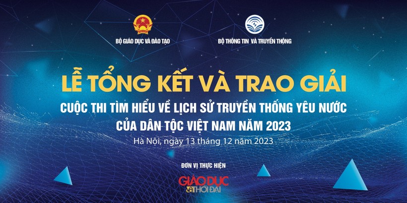 Trao giải cuộc thi Tìm hiểu lịch sử truyền thống yêu nước của dân tộc Việt Nam