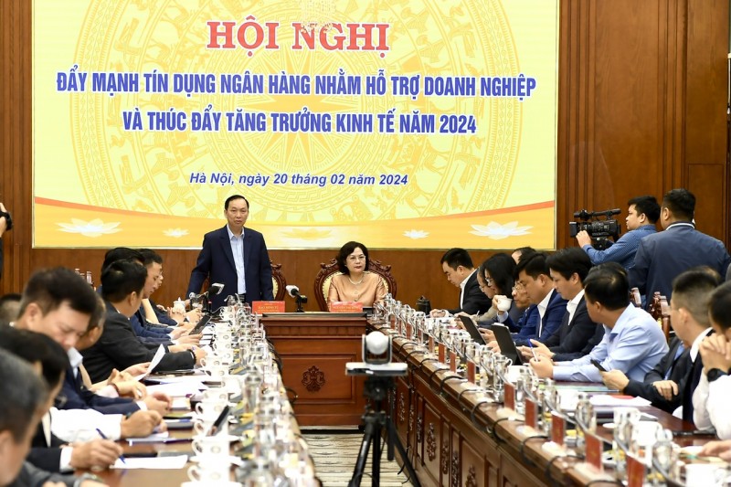 Ngân hàng Nhà nước tổ chức hội nghị đẩy mạnh tín dụng thúc đẩy tăng trưởng kinh tế